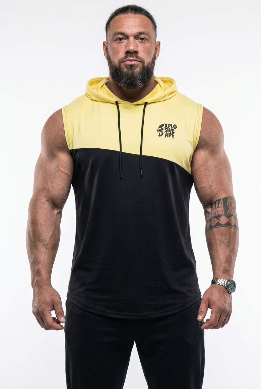 XAPE Ultimate Ape Muscle Top - Yellow/Black