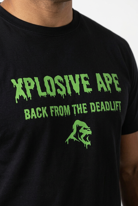 XAPE Back From The Deadlift Tee - Black