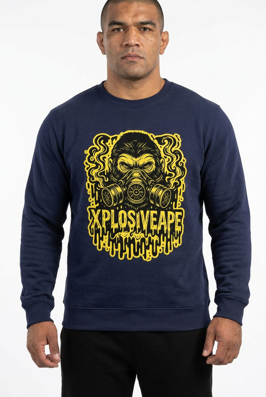 XAPE Sickness Sweatshirt - Navy