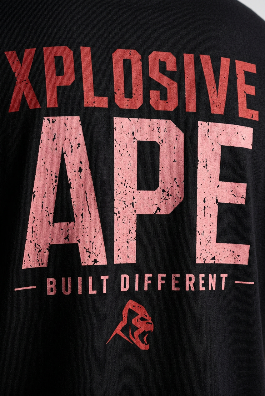 XAPE Forge Ultra V2 Oversized Tee - Black