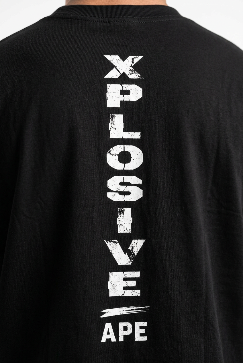 XAPE Monolith Ultra V1 Oversized Tee - Black