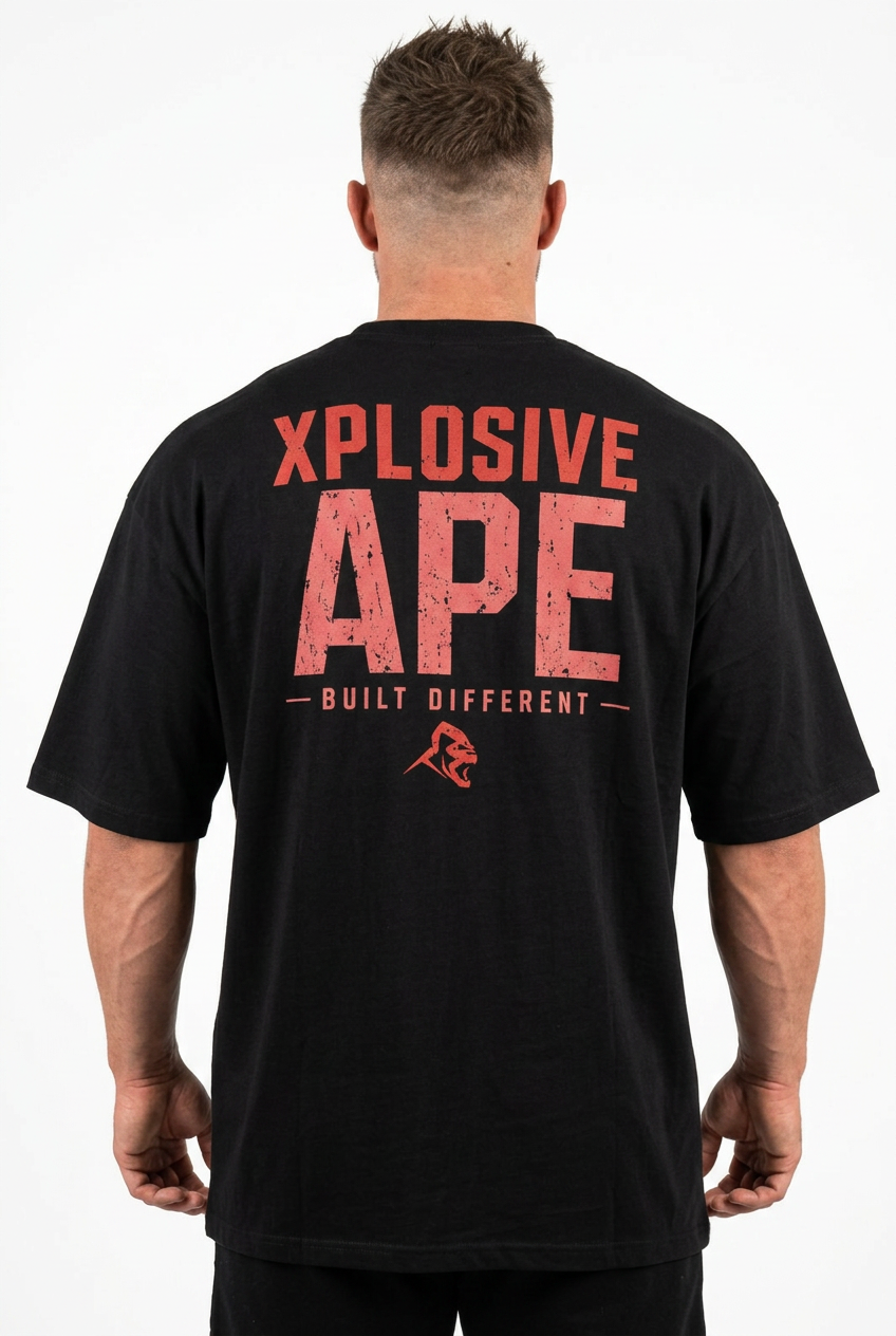 XAPE Forge Ultra V2 Oversized Tee - Black