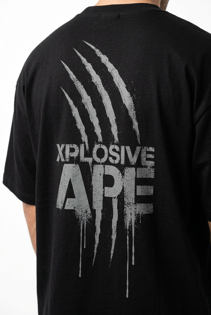 XAPE Scar Ultra V2 Oversized Tee - Black