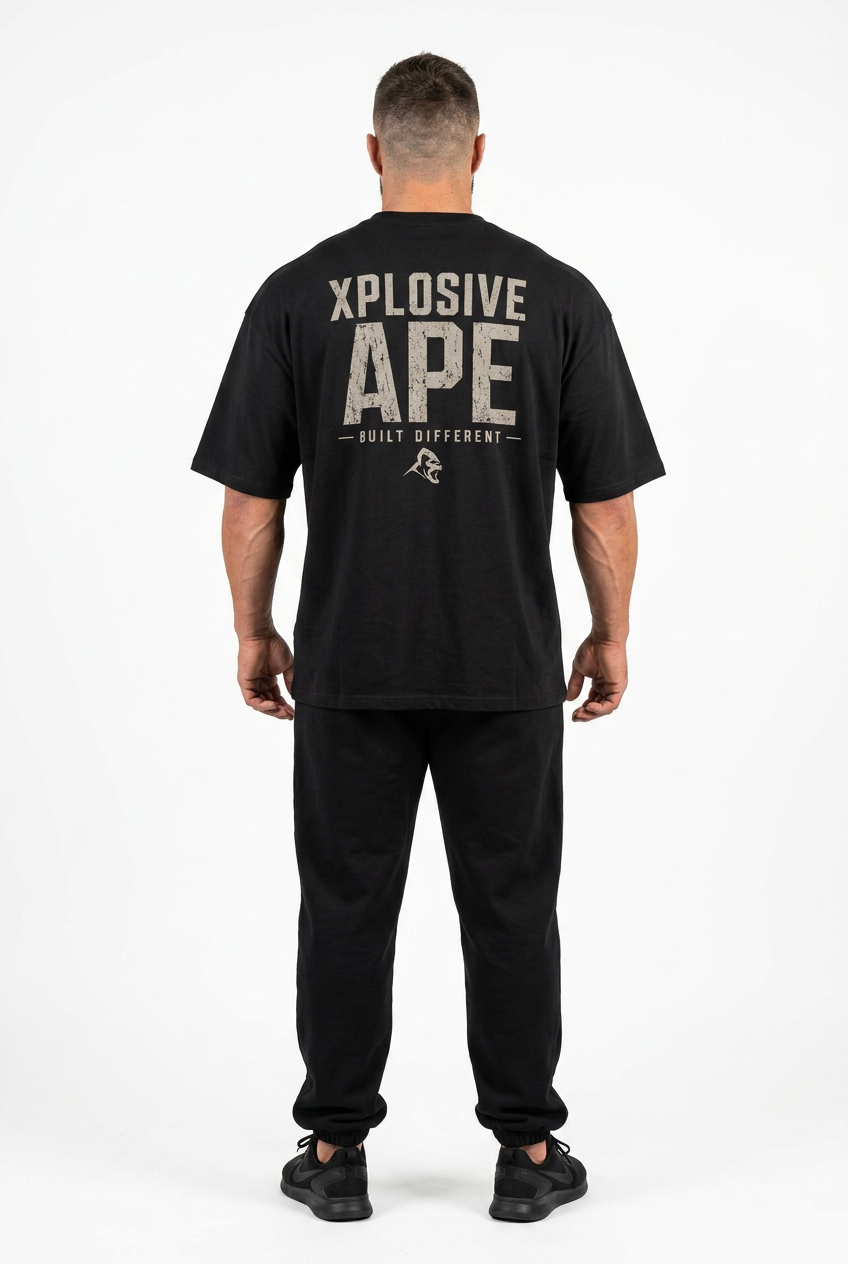 XAPE Forge Ultra V1 Oversized Tee - Black