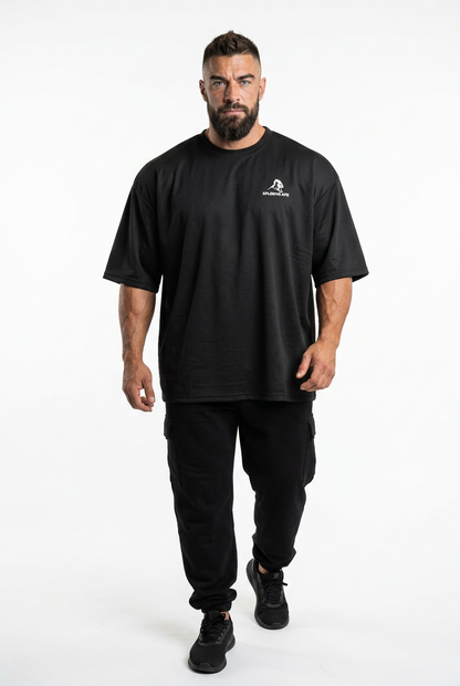 XAPE Primal Crest Ultra Oversized Tee - Black