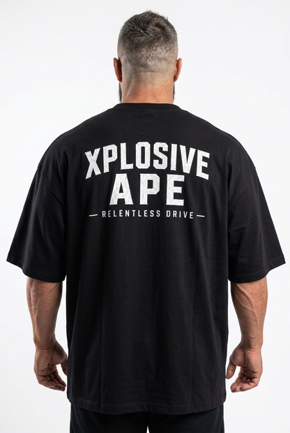XAPE Relentless Drive Ultra Oversized Tee - Black