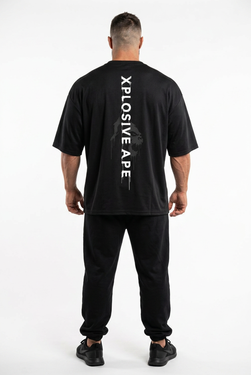 XAPE Ghostmark Ultra V1 Oversized Tee - Black