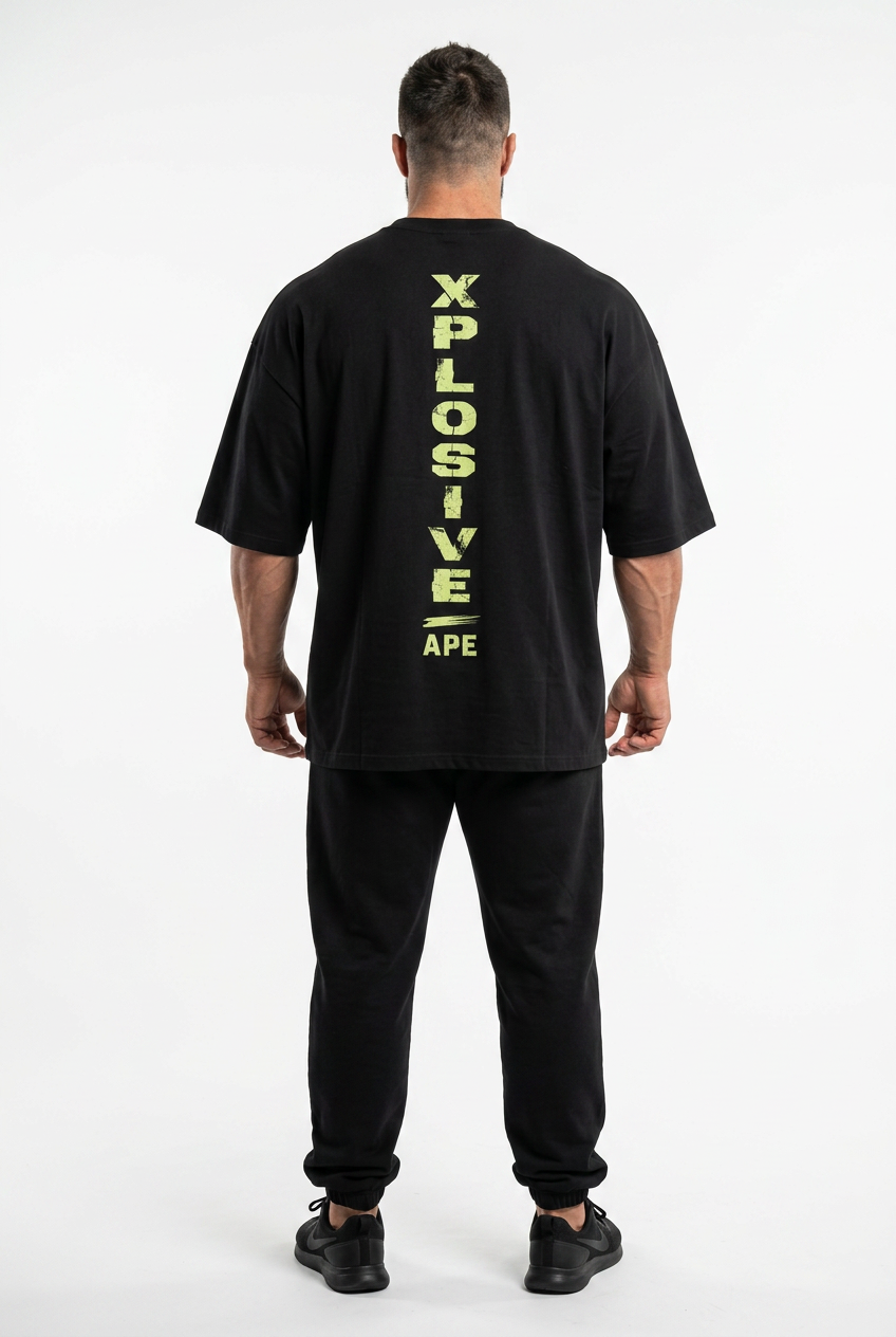 XAPE Monolith Ultra V2 Oversized Tee - Black