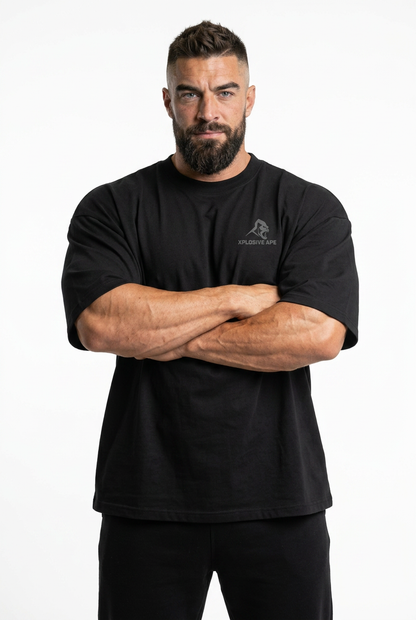 XAPE Scar Ultra V2 Oversized Tee - Black
