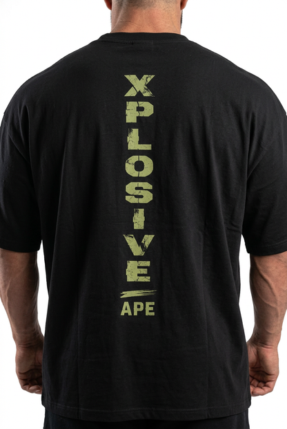 XAPE Monolith Ultra V2 Oversized Tee - Black