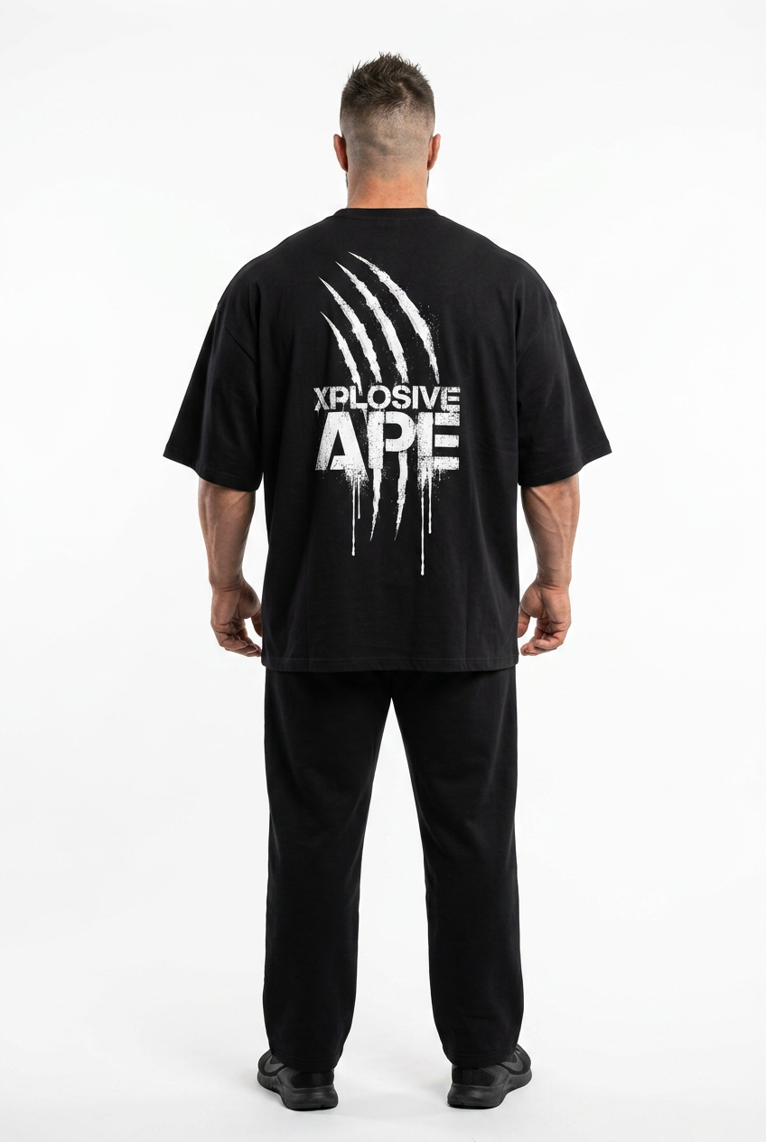 XAPE Scar Ultra V1 Oversized Tee - Black