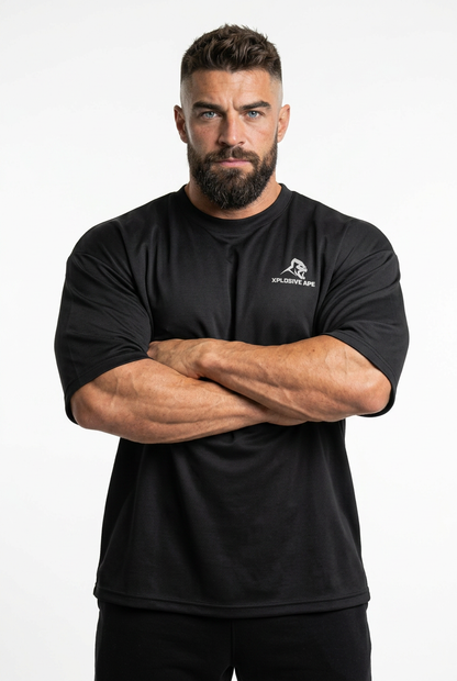 XAPE IronStrike Ultra Oversized Tee - Black