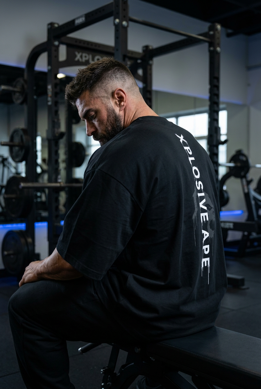 XAPE Ghostmark Ultra V1 Oversized Tee - Black