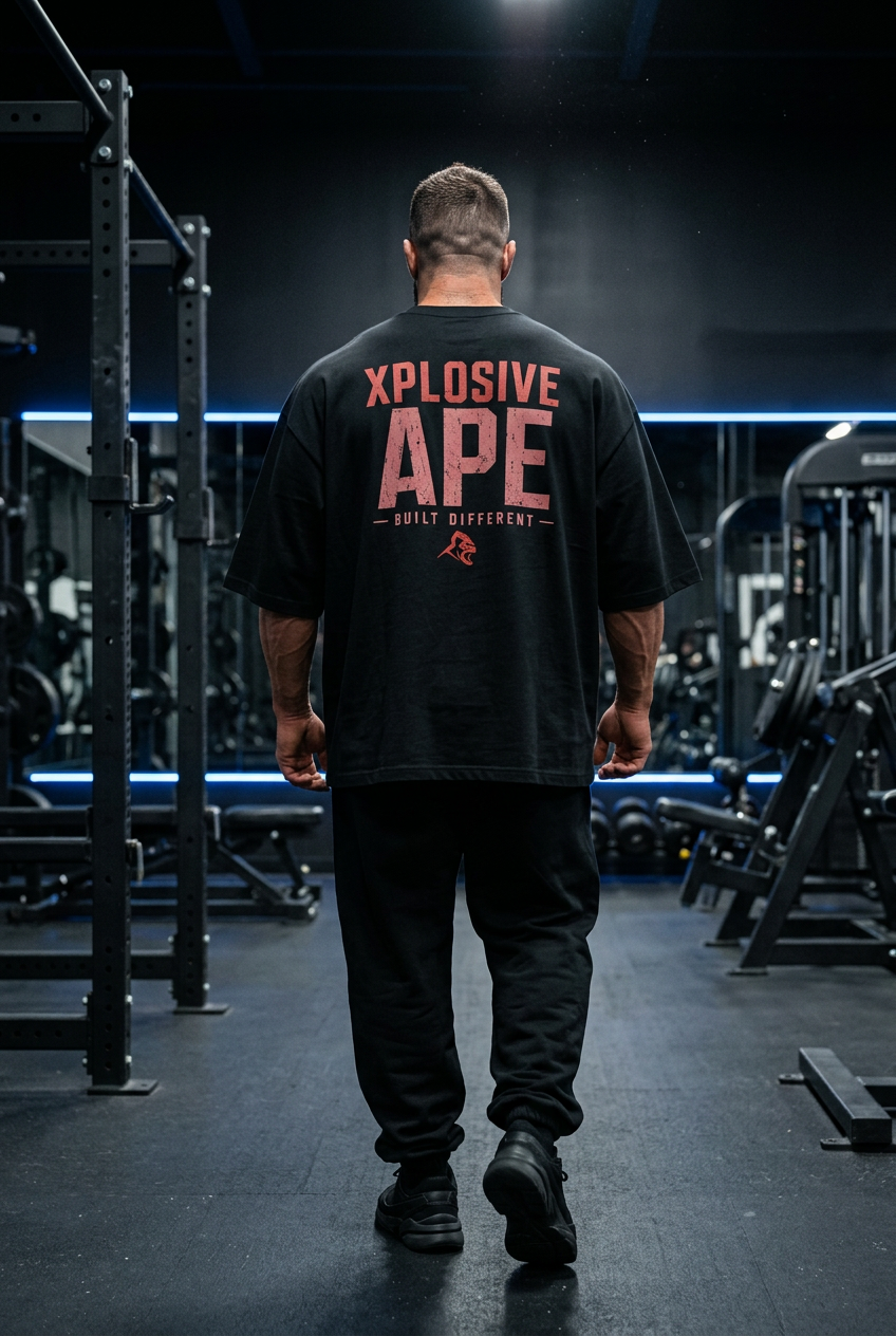 XAPE Forge Ultra V2 Oversized Tee - Black