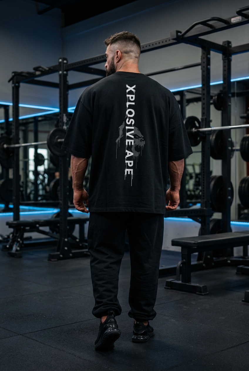 XAPE Ghostmark Ultra V1 Oversized Tee - Black