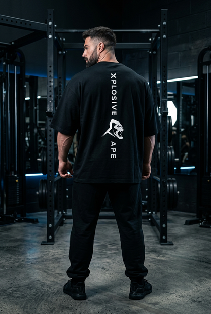 XAPE IronStrike Ultra Oversized Tee - Black