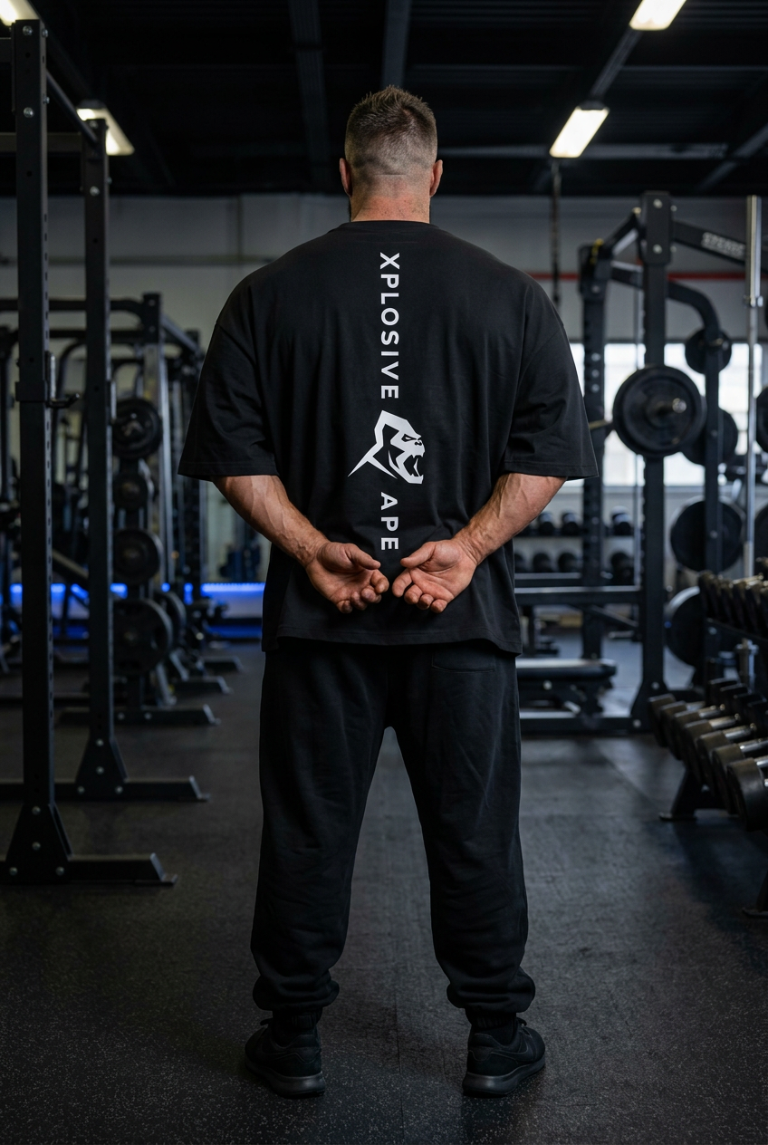 XAPE IronStrike Ultra Oversized Tee - Black