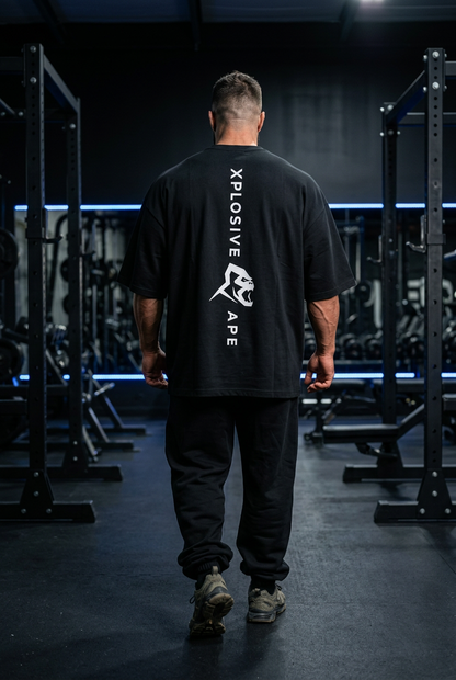 XAPE IronStrike Ultra Oversized Tee - Black