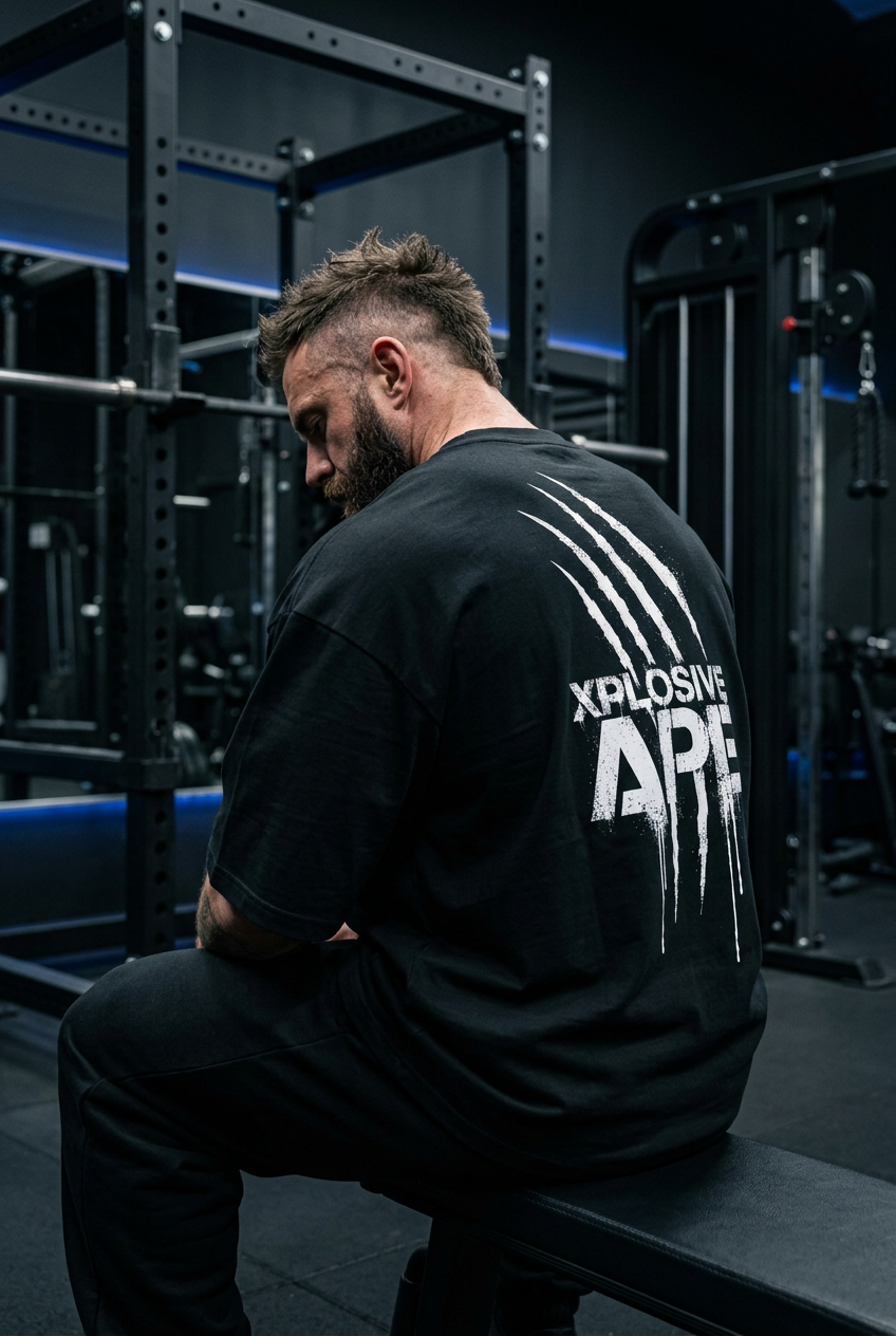 XAPE Scar Ultra V2 Oversized Tee - Black