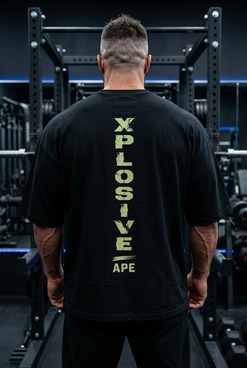 XAPE Monolith Ultra V2 Oversized Tee - Black