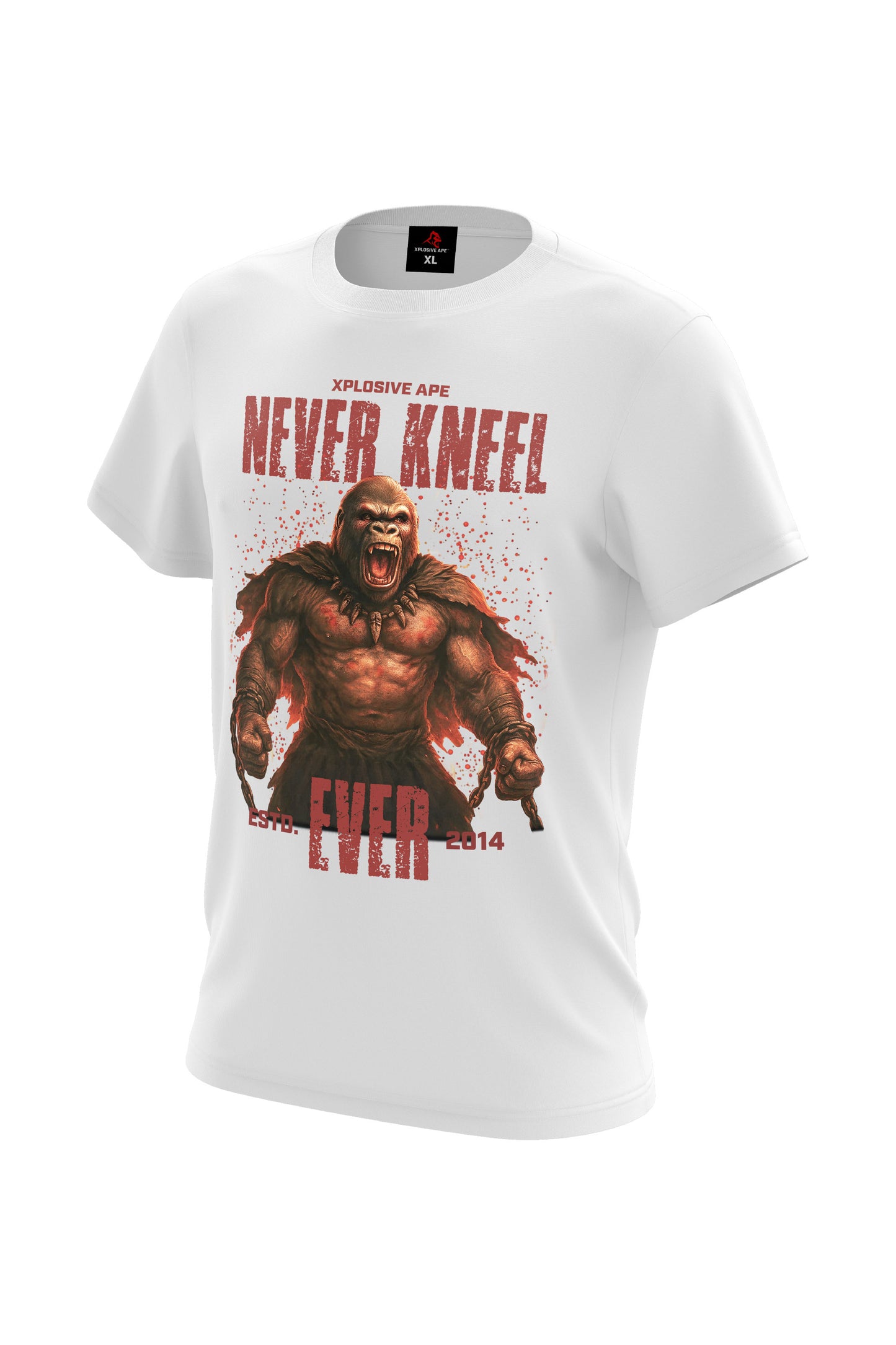XAPE Never Kneel Tee - White