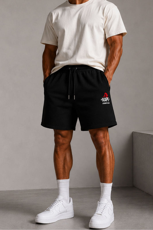 XAPE Training Div. Oversized Shorts - Black