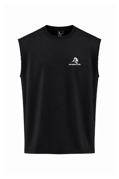 XAPE Garage Strength Oversized Vest - Black