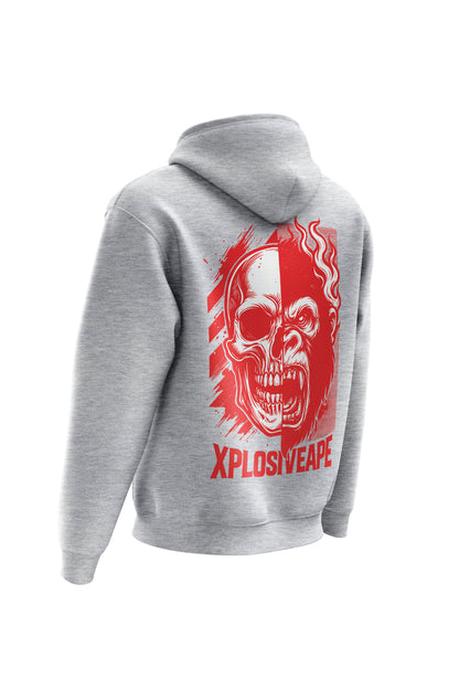 XAPE Juggernaut String Hoodie - Sports Grey