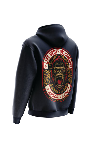 XAPE Heritage String Hoodie - Navy