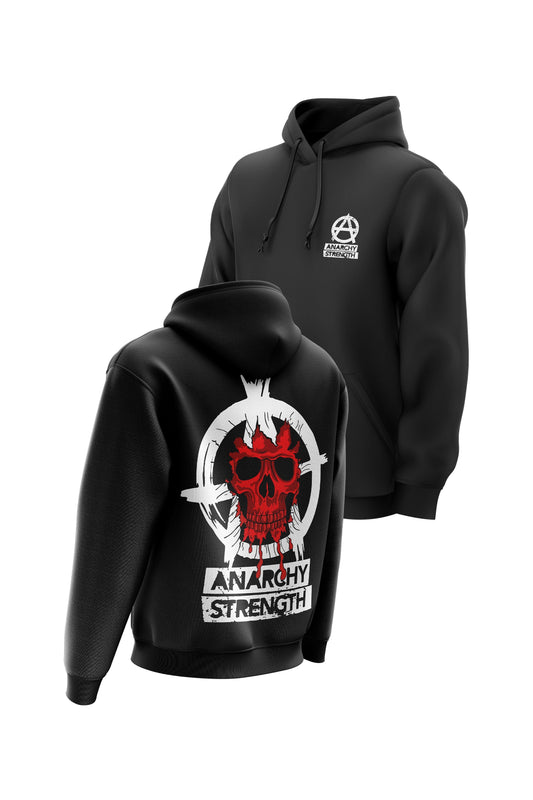 AS Red Skull Hoodie - Black