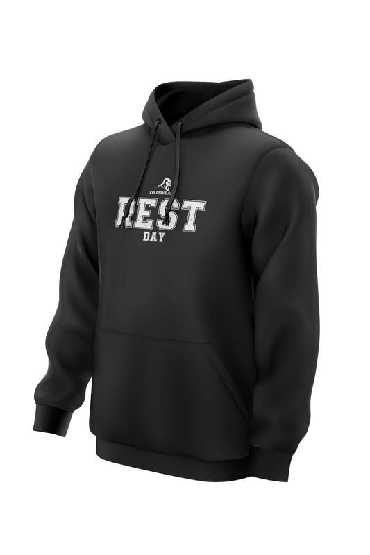 XAPE Rest Day V1 String Hoodie - Black