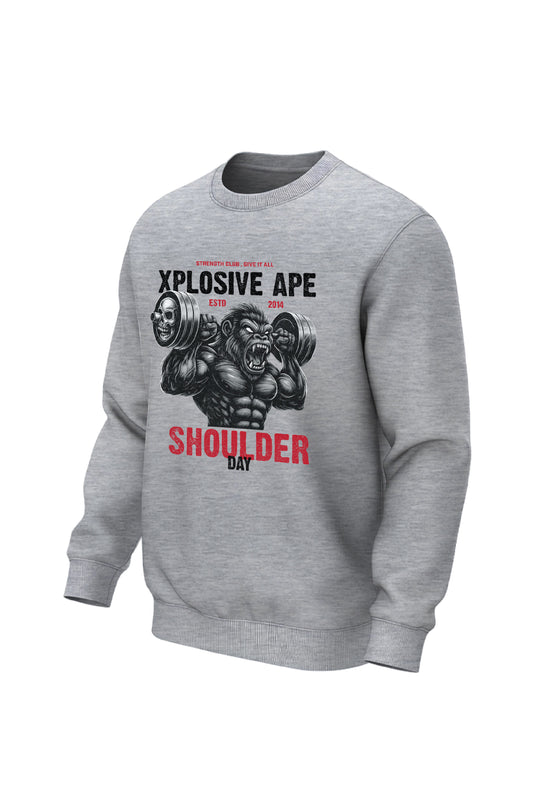 XAPE Shoulder Day V4 Sweatshirt - Sports Grey