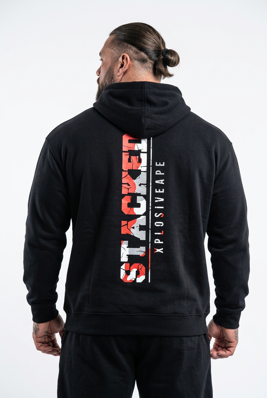 XAPE Stacked Hoodie - Black