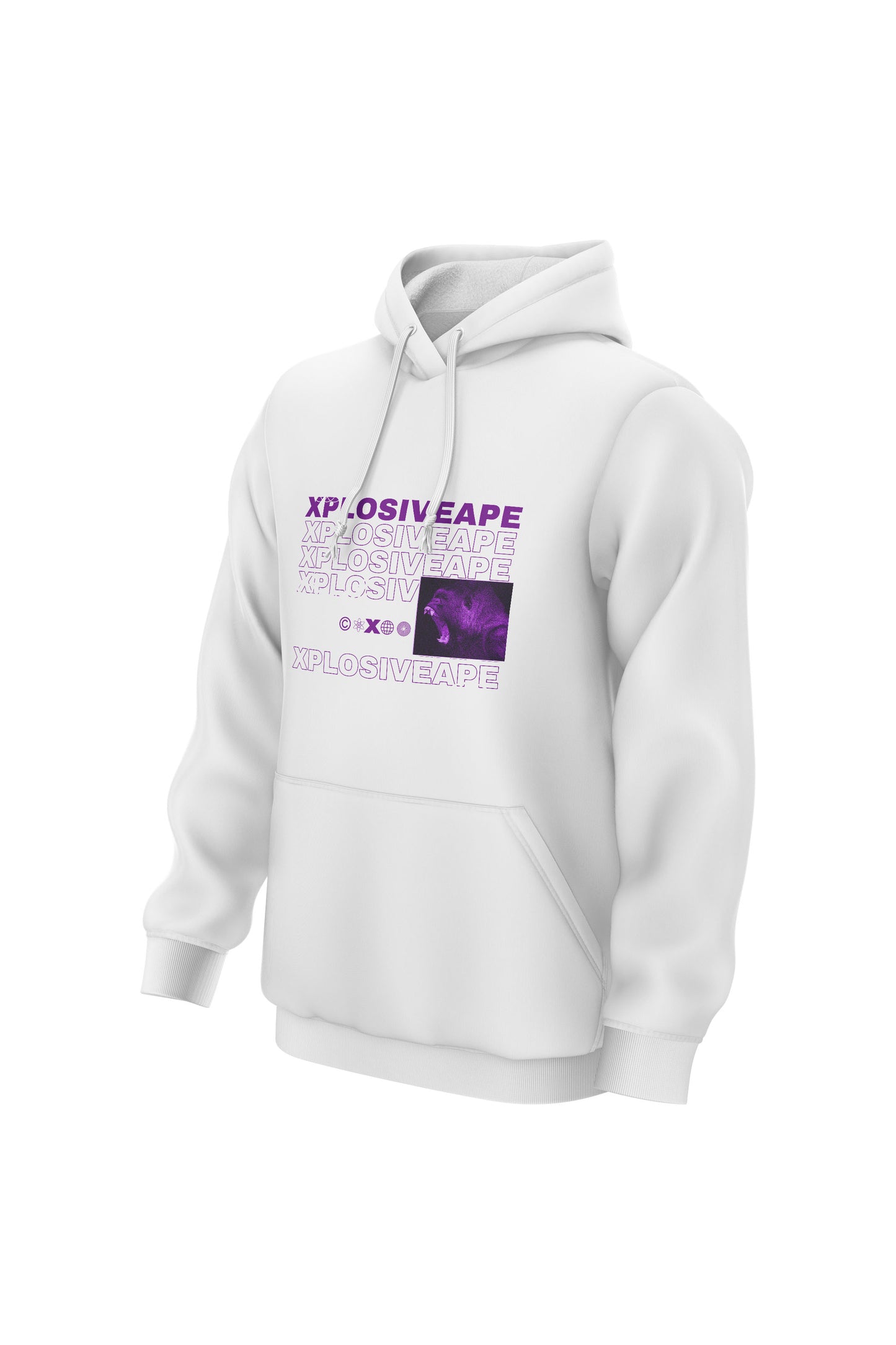 XAPE Strength Hoodie - White