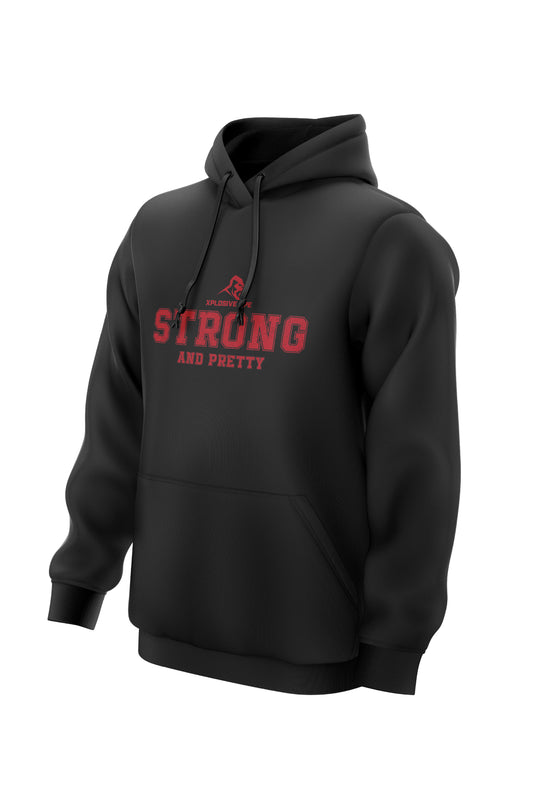 XAPE Strong And Pretty V1 String Hoodie - Black