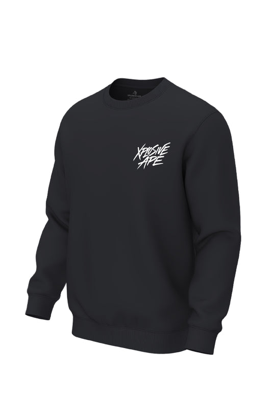 XAPE Classic Brush Script Sweatshirt - Black