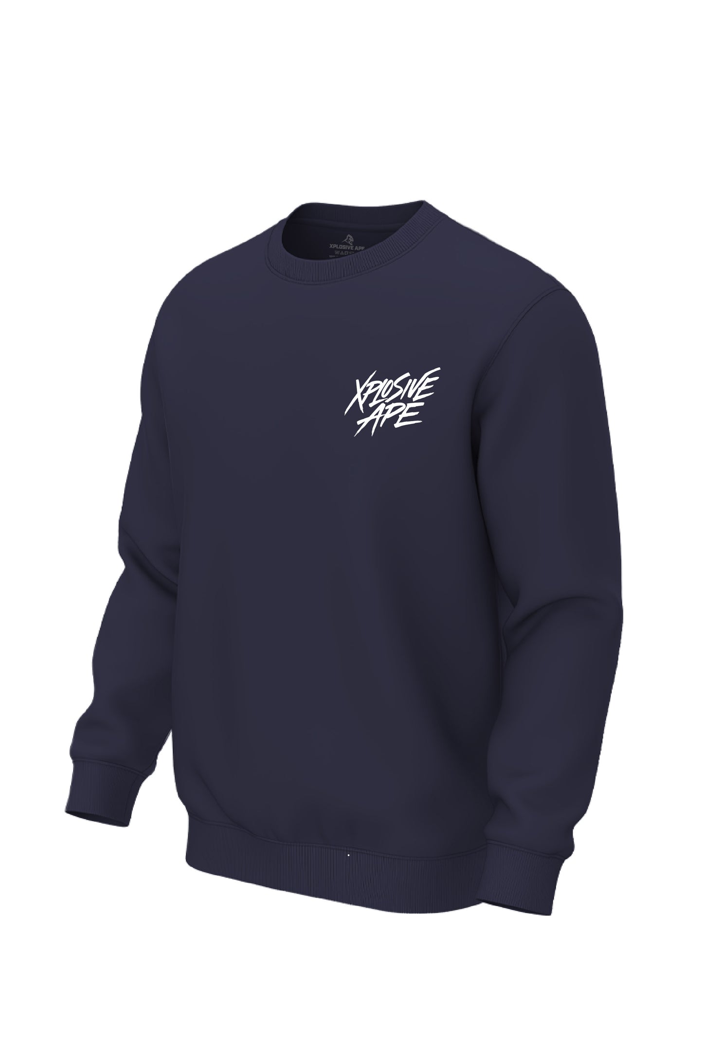 XAPE Classic Brush Script Sweatshirt - Navy