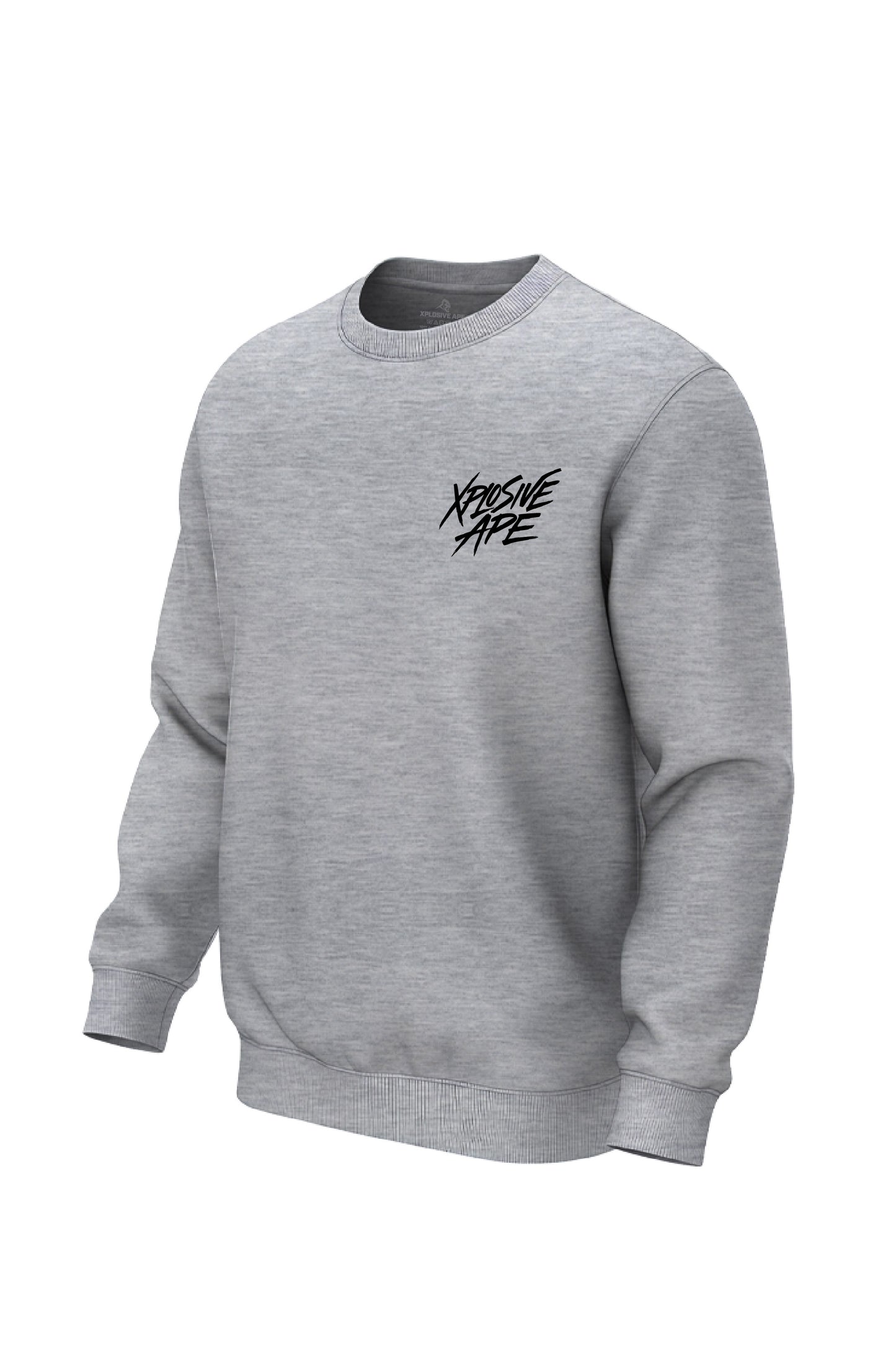 XAPE Classic Brush Script Sweatshirt - Sports Grey