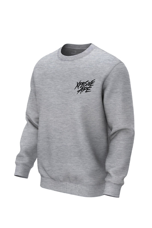 XAPE Classic Brush Script Sweatshirt - Sports Grey