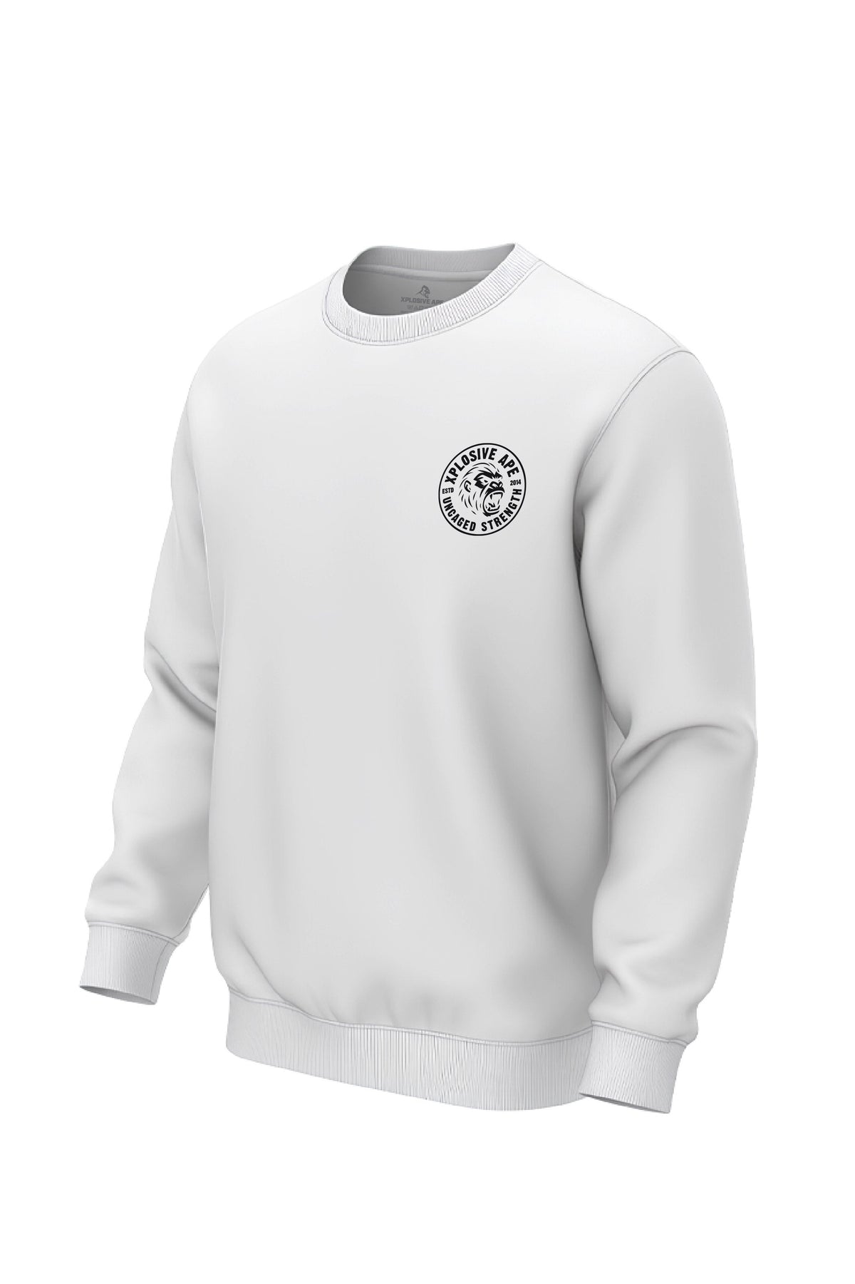 XAPE Uncaged Strength Sweatshirt - White
