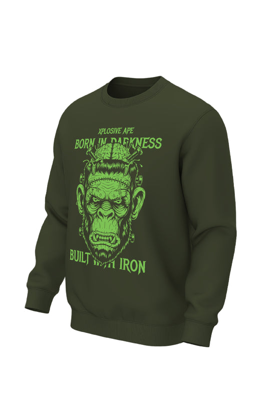 XAPE Frankenape V2 Sweatshirt - Forest Green