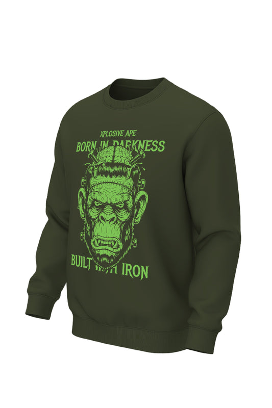 XAPE Frankenape V2 Sweatshirt - Forest Green