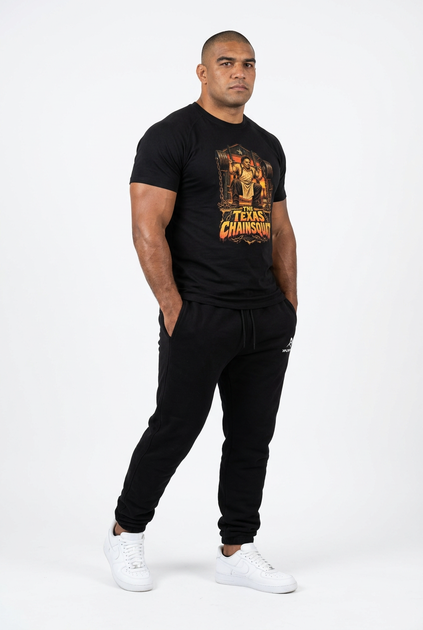 XAPE Texas Chainsquat Tee - Black