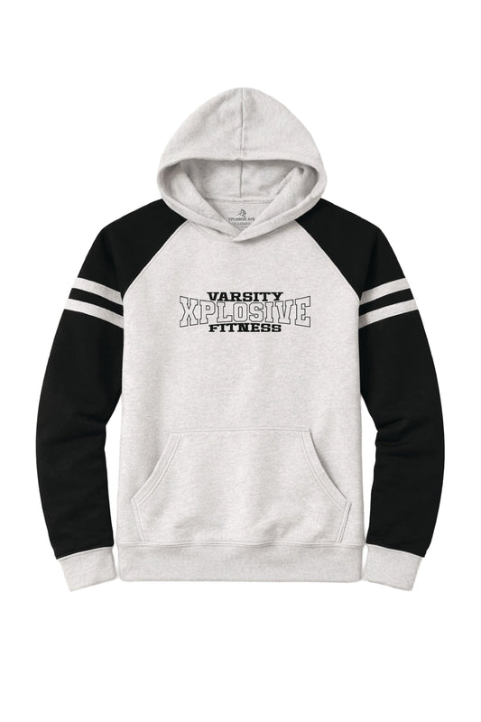 XAPE Strike Force Raglan Hoodie - Oatmeal Heather/Black