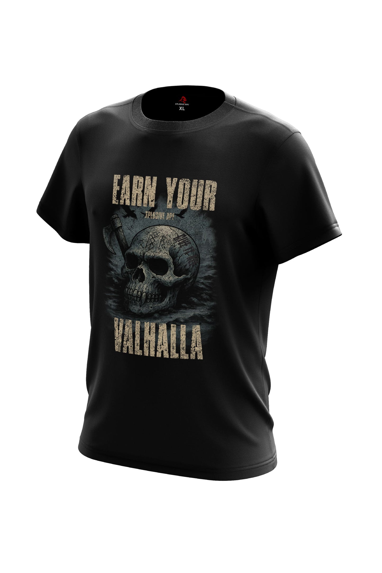 XAPE Earn Your Valhalla Tee - Black