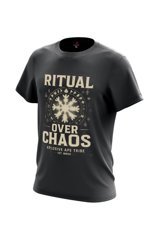 XAPE Ritual Over Chaos Tee - Charcoal