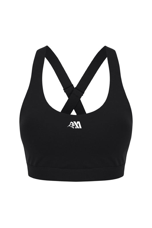 XA Women's Core Logo Impact Sports Bra - Black