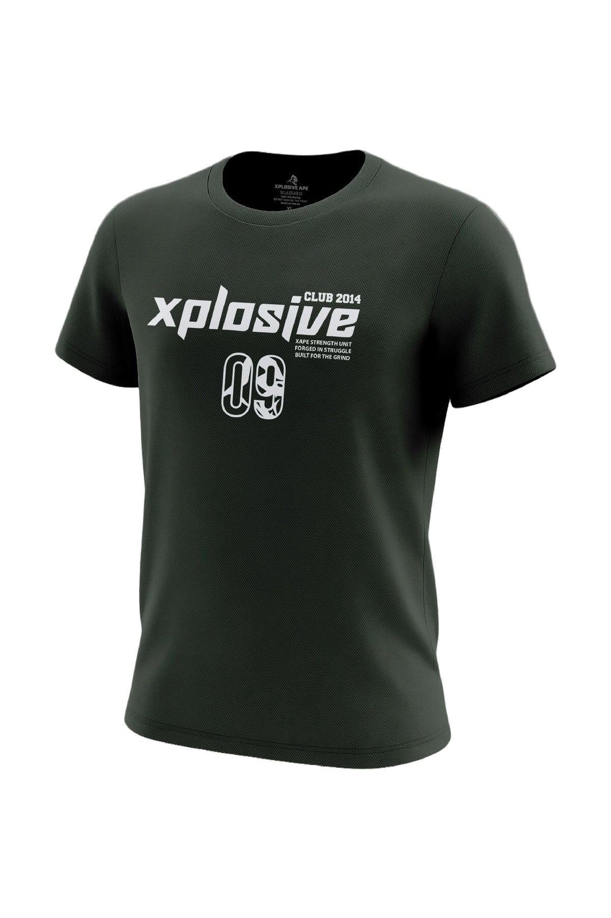 XAPE Strike Force Tech Tee - Forest Green