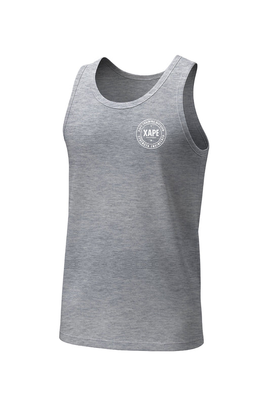 XAPE Badge Logo Vest - Sports Grey