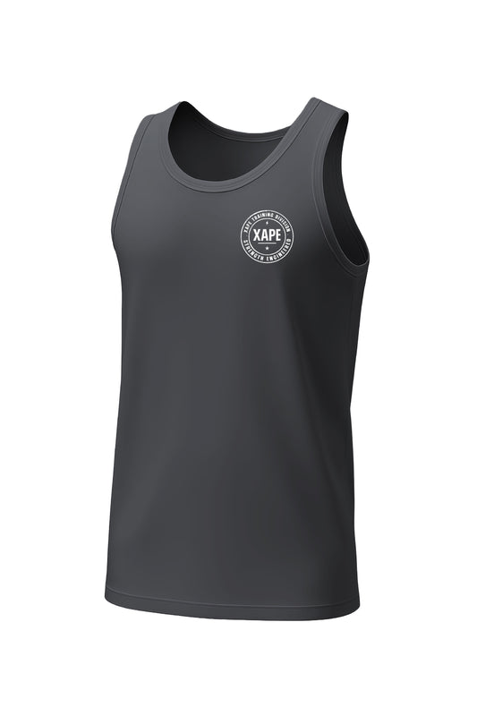 XAPE Badge Logo Vest - Charcoal